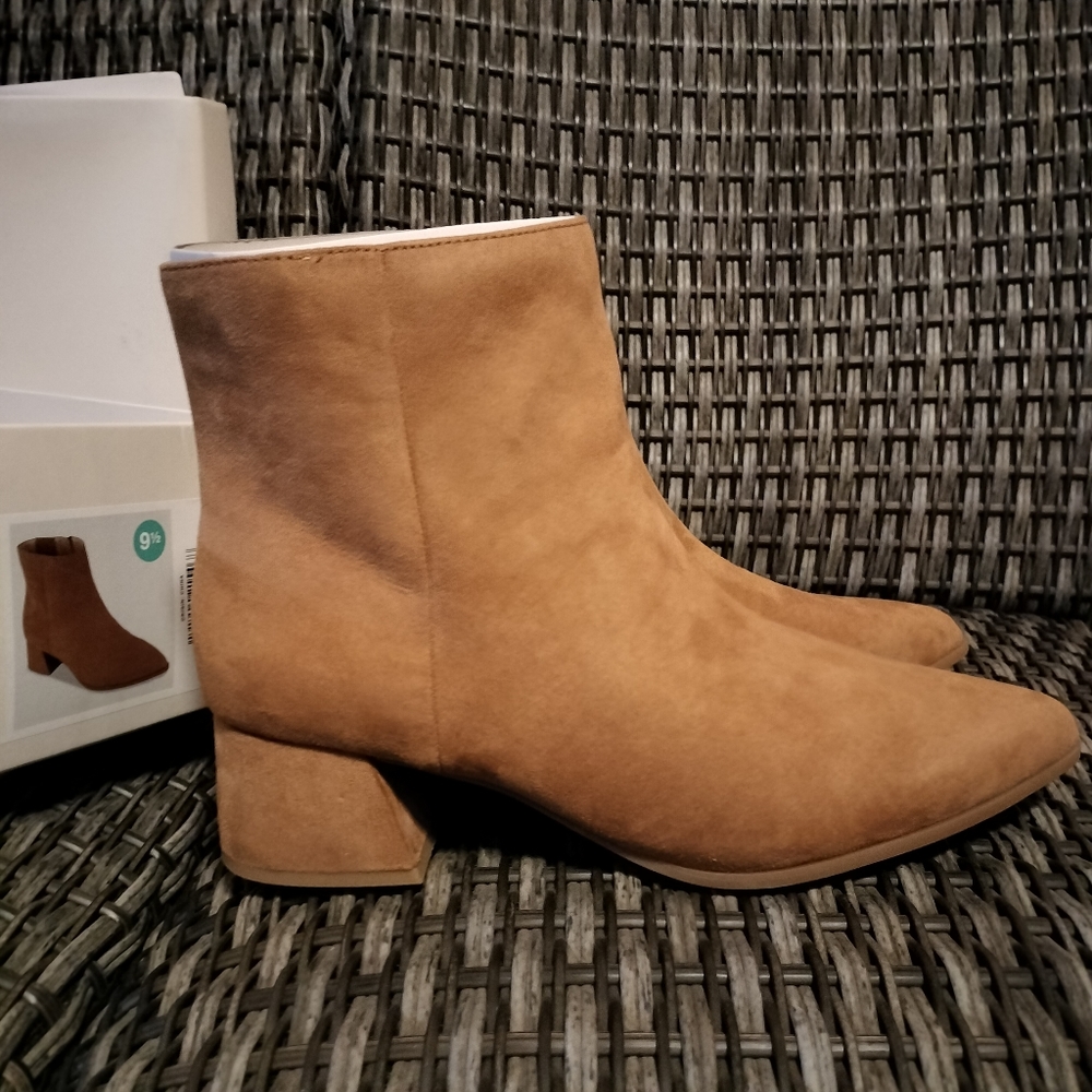 A New Day Delilah Heeled Ankle Boots Tan multiple sizes